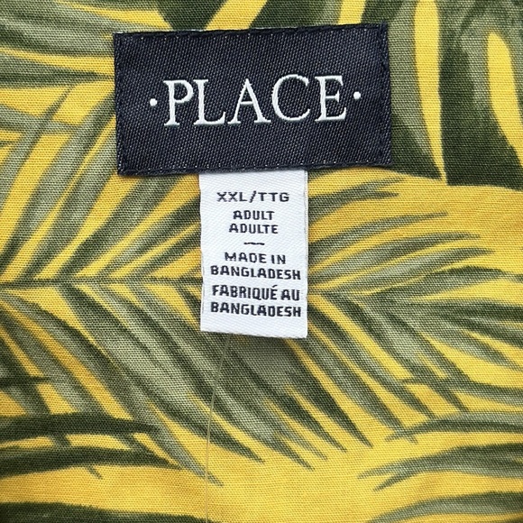 Place Men’s Tropical Button Down Shirt Size XXL - Picture 6 of 10